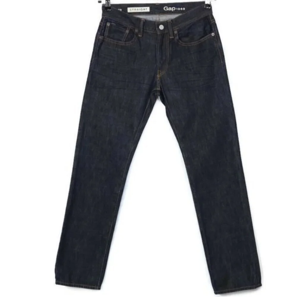 Gap 1969‎ Straight Jeans Dark 28 X 30 Actual 27 X 29.5